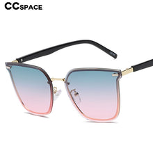 Load image into Gallery viewer, 49218 Cat Eye Rimless  Sunglasses Men Women Shades UV400 Vintage Glasses