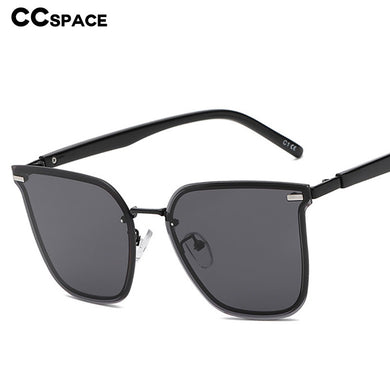 49218 Cat Eye Rimless  Sunglasses Men Women Shades UV400 Vintage Glasses