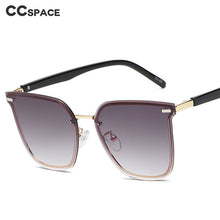 Load image into Gallery viewer, 49218 Cat Eye Rimless  Sunglasses Men Women Shades UV400 Vintage Glasses
