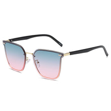 Load image into Gallery viewer, 49218 Cat Eye Rimless  Sunglasses Men Women Shades UV400 Vintage Glasses