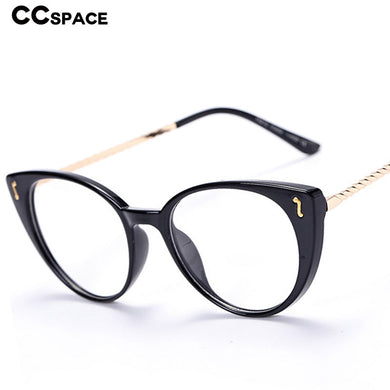 49242 Cat Eye Round Ultralight Glasses Frames Men Women Optical Computer Glasses