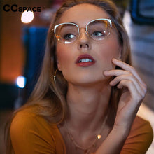 Load image into Gallery viewer, 49246 Cat Eye Ultralight  Eyebrow Metal Glasses Frames Women Optical Computer