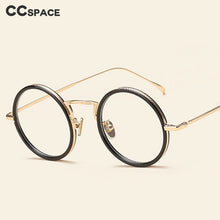 Carica l&#39;immagine nel visualizzatore di Gallery, 49248 Retro Round Plastic Titanium Glasses Frames Ultralight Men Women Optical  Computer Glasses