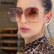 Load image into Gallery viewer, 49250 Oversized Square Metal Glasses Frames Men Women Optical Computer Glasses