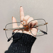 Load image into Gallery viewer, 49250 Oversized Square Metal Glasses Frames Men Women Optical Computer Glasses