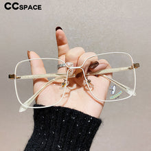Load image into Gallery viewer, 49250 Oversized Square Metal Glasses Frames Men Women Optical Computer Glasses