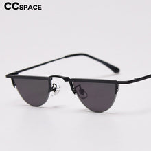 Load image into Gallery viewer, 49252 Small Frame Half Round Sunglasses Men Women Shades UV400 Vintage Glasses