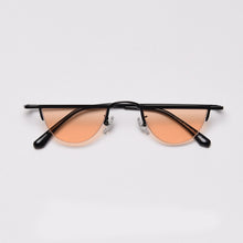 Load image into Gallery viewer, 49252 Small Frame Half Round Sunglasses Men Women Shades UV400 Vintage Glasses