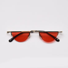 Load image into Gallery viewer, 49252 Small Frame Half Round Sunglasses Men Women Shades UV400 Vintage Glasses