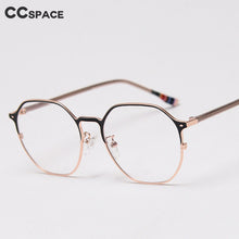 Load image into Gallery viewer, 49254 Polygon Acetate Legs Metal Glasses Frames Men Women Optical Computer Glasses