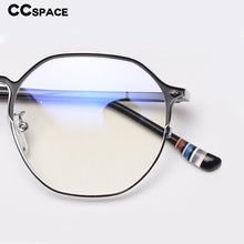 Load image into Gallery viewer, 49254 Polygon Acetate Legs Metal Glasses Frames Men Women Optical Computer Glasses