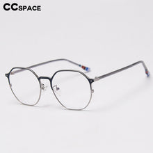 Load image into Gallery viewer, 49254 Polygon Acetate Legs Metal Glasses Frames Men Women Optical Computer Glasses