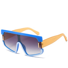 Load image into Gallery viewer, 49256 Oversized Monocle Sunglasses Men Women Shades UV400 Vintage Glasses