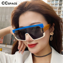 Load image into Gallery viewer, 49256 Oversized Monocle Sunglasses Men Women Shades UV400 Vintage Glasses