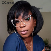 Load image into Gallery viewer, 49263 Oversized Cat Eye TR90 Glasses Frames Anti Blue Light Ultralight Men Women Optical Computer Glasses