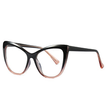 Load image into Gallery viewer, 49263 Oversized Cat Eye TR90 Glasses Frames Anti Blue Light Ultralight Men Women Optical Computer Glasses