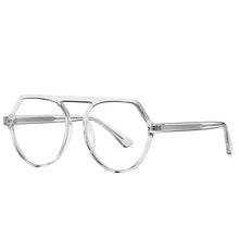 Carica l&#39;immagine nel visualizzatore di Gallery, Plastic Titanium Glasses Frames Anti Blue Light Ultralight Men Women Optical Fashion Computer Glasses