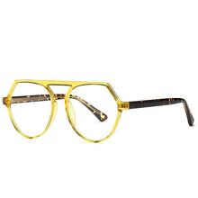 Carica l&#39;immagine nel visualizzatore di Gallery, Plastic Titanium Glasses Frames Anti Blue Light Ultralight Men Women Optical Fashion Computer Glasses