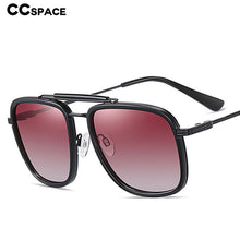 Load image into Gallery viewer, 49266 for Men Pilot Polarized Sunglasses Square Women Shades Uv400