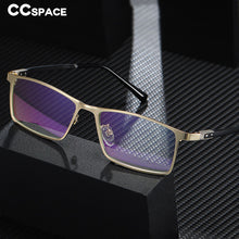 Load image into Gallery viewer, 49267 Plastic Titanium Glasses Frames Square Ultralight Anti Blue Light Men Women Optical Computer Glasses