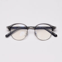 Load image into Gallery viewer, 49270 Round Retro Acetate Legs Eyebrow Glasses Frames Men Women Optical Computer Glasses
