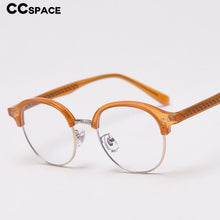 Load image into Gallery viewer, 49270 Round Retro Acetate Legs Eyebrow Glasses Frames Men Women Optical Computer Glasses