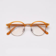 Load image into Gallery viewer, 49270 Round Retro Acetate Legs Eyebrow Glasses Frames Men Women Optical Computer Glasses