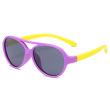 Load image into Gallery viewer, 49286 Children Polarized Goggle Sunglasses Retro Oval Shades UV400 Vintage Glasses