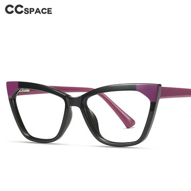 49291 Cat Eye Plastic Titanium Glasses Frames Anti Blue Light Ultralight Men Women Optical Computer Eyeglasses