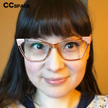 Load image into Gallery viewer, 49291 Cat Eye Plastic Titanium Glasses Frames Anti Blue Light Ultralight Men Women Optical Computer Eyeglasses