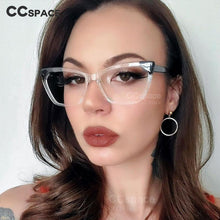 Load image into Gallery viewer, 49291 Cat Eye Plastic Titanium Glasses Frames Anti Blue Light Ultralight Men Women Optical Computer Eyeglasses