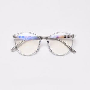 49311 Plastic Titanium Glasses Frames Acetate Legs Stripes Men Women Optical  Computer Glasses