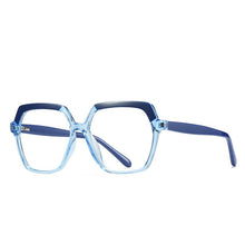 Load image into Gallery viewer, 49324 Plastic Titanium Glasses Frames Polygon Anti Blue Men Women Optical Computer Glasses