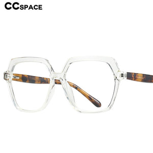 Plastic Titanium Glasses Frames Polygon Anti Blue Men Women Optical Fashion Computer Glasses