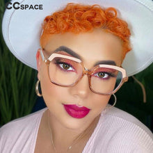 Load image into Gallery viewer, 49324 Plastic Titanium Glasses Frames Polygon Anti Blue Men Women Optical Computer Glasses