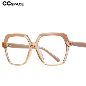 49324 TR90 Anti Blue Glasses Frames Polygon Men Women Optical  Computer Glasses
