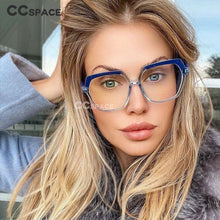 Load image into Gallery viewer, 49324 TR90 Anti Blue Glasses Frames Polygon Men Women Optical  Computer Glasses