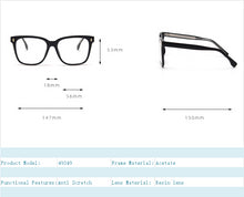 Load image into Gallery viewer, 49349 Acetate Retro Glasses Frames Men Women Optical Computer EyeGlasses