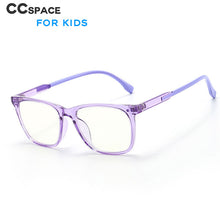 Load image into Gallery viewer, 49350 TR90 Kids Frames Square Anti Blue Optical Computer Glasses