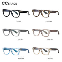 Load image into Gallery viewer, 49388  TR90 Square Retro Anti Blue Glasses Frames Men Optical Computer Glasses