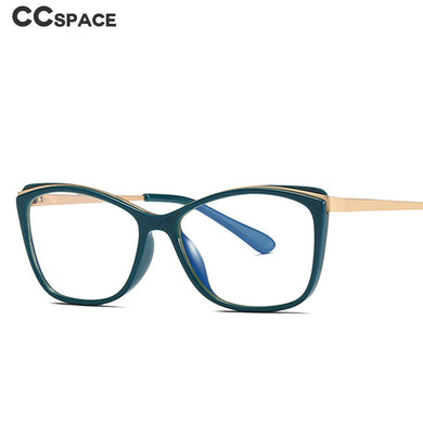 49399 Cat Eye Anti Blue Plastic Titanium Glasses Frames Ultralight Women Optical Computer Glasses