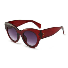 Load image into Gallery viewer, 49402 Retro Oversized Cat Eye Sunglasses Men Women Shades UV400 Vintage Glasses
