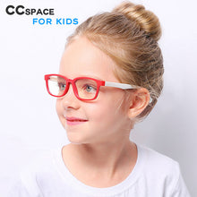 Load image into Gallery viewer, 49406 Kids Anti Blue Glasses Frames Super Light Silicone Computer EyeGlasses