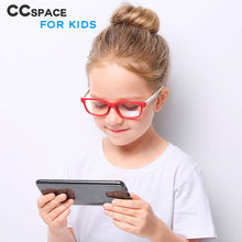 Load image into Gallery viewer, 49406 Kids Anti Blue Glasses Frames Super Light Silicone Computer EyeGlasses