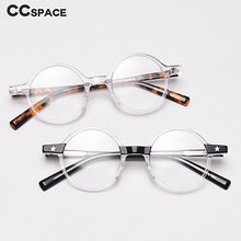Load image into Gallery viewer, 49424 Acetate Plate Glasses Frames Retro Round Men Women Optical Computer Glasses