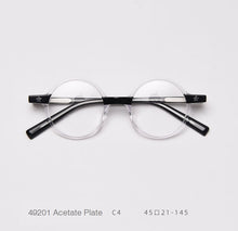 Load image into Gallery viewer, 49424 Acetate Plate Glasses Frames Retro Round Men Women Optical Computer Glasses