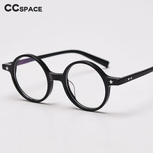 Load image into Gallery viewer, 49424 Acetate Plate Glasses Frames Retro Round Men Women Optical Computer Glasses