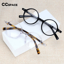 Load image into Gallery viewer, 49424 Retro Round Acetate Leopard Glasses Frames Optical Men Women Eyeglasses