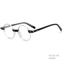 Load image into Gallery viewer, 49424 Retro Round Acetate Leopard Glasses Frames Optical Men Women Eyeglasses