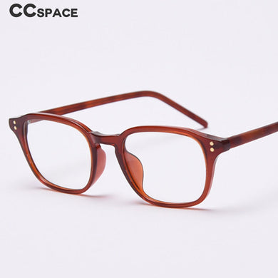 49426 Anti-Blue Light Square Acetate Glasses Frames Rivet Men Women Optical Computer Eyeglasses